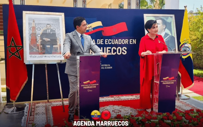 Inauguración oficial de la Embajada del Ecuador en Rabat, capital del reino marroquí.