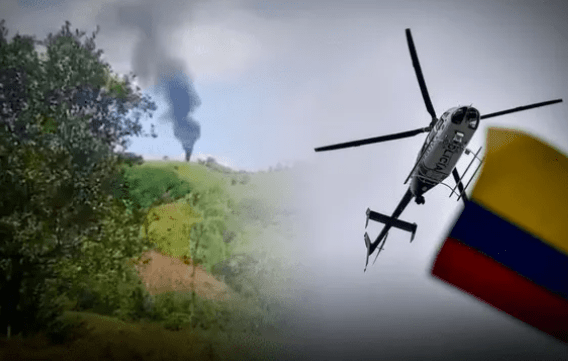 Imagen referencial de Helicóptero policial de Colombia.