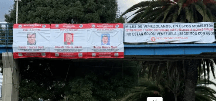cartel recompensa por Maduro en Quito