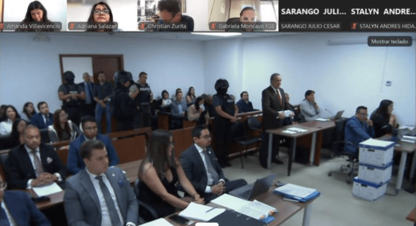 Audiencia de formulación de cargos en el caso Magnicidio FV. ( Captura )