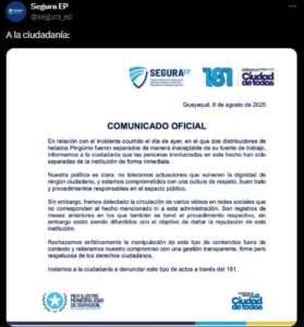 Comunicado SEGURA EP