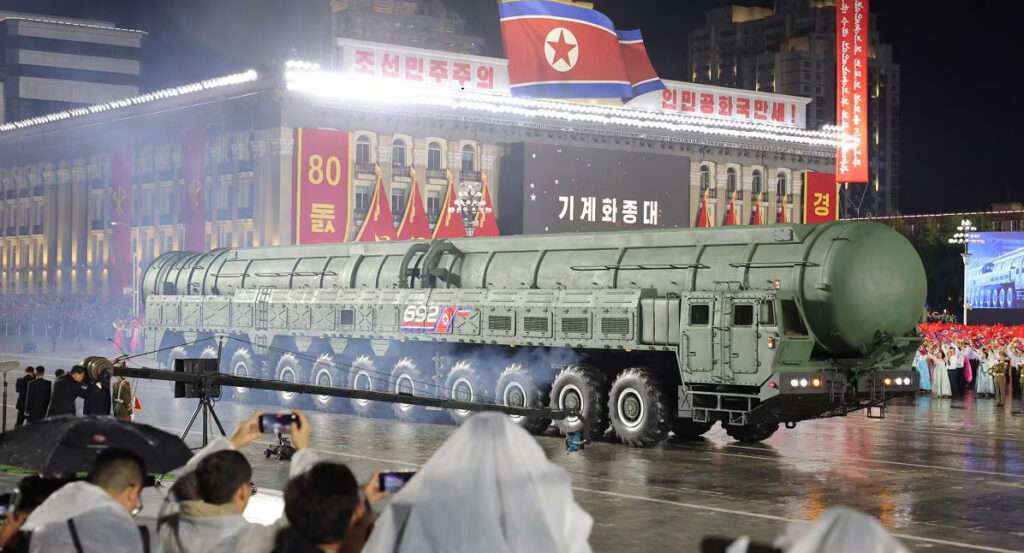 Foto: EFE/EPA/Agencia norcoreana KCNA