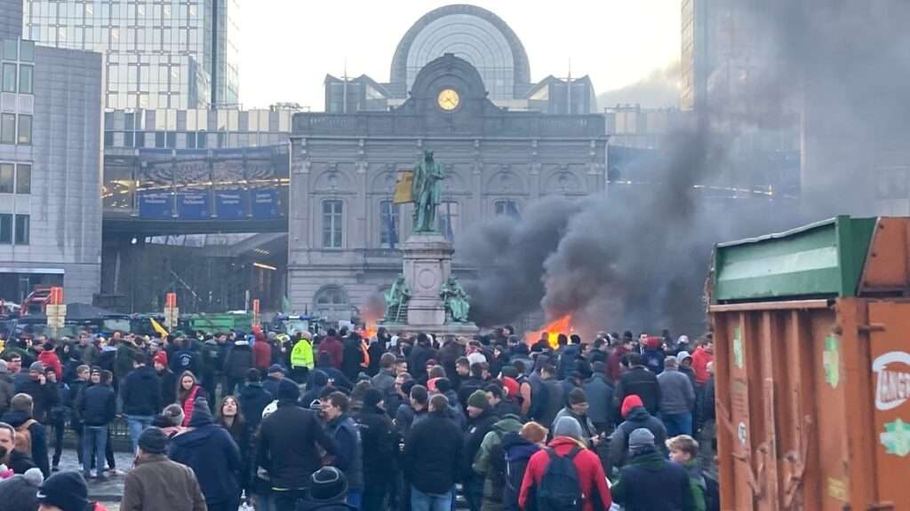 Foto: Protestas de los agricultores en Bruselas | ASAJA - El independiente