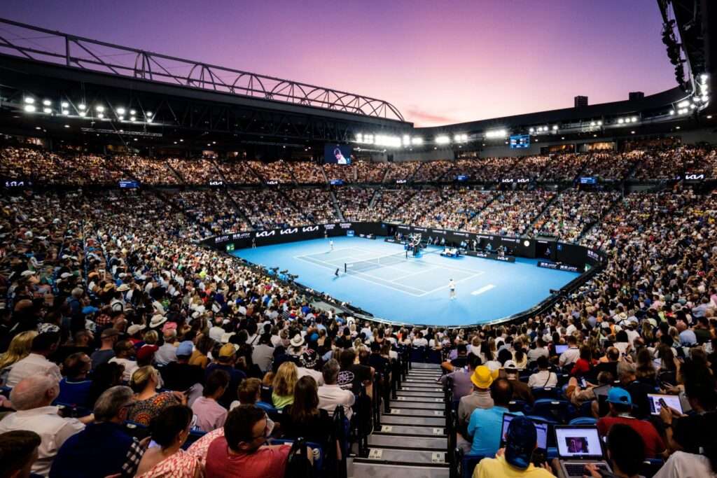 Australian Open en Melbourne. Foto: Rebuild
