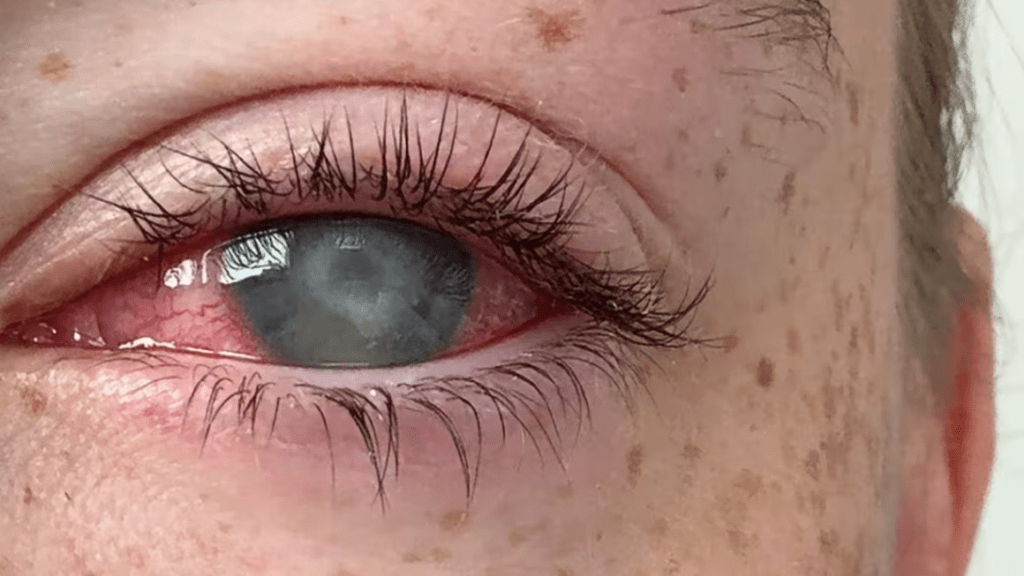 Una enfermedad parasitaria nubla la visión de Grace Jamison. Grace Jamison