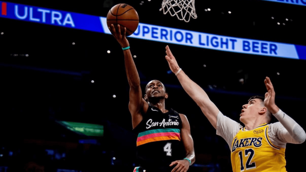 Spurs vs. Lakers. Foto: NBA