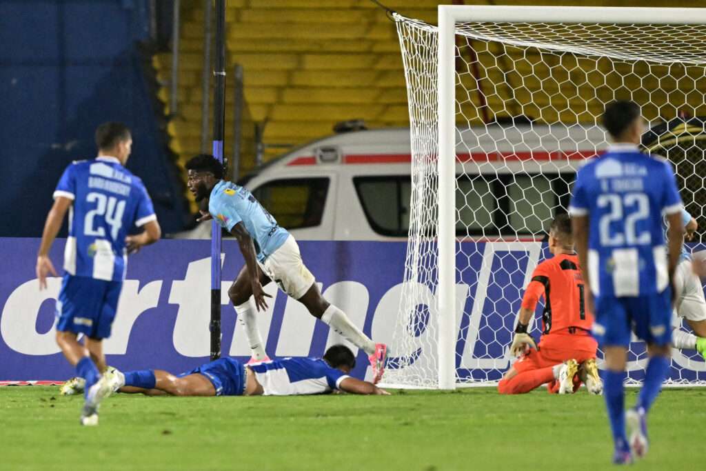 José Fajardo, autor del segundo gol. Foto: AFP