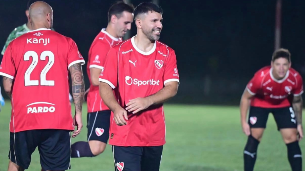 Kun Agüero sufrió lesión en el partido de ayer, 30 de marzo. Foto: Instagram @cai.senior.