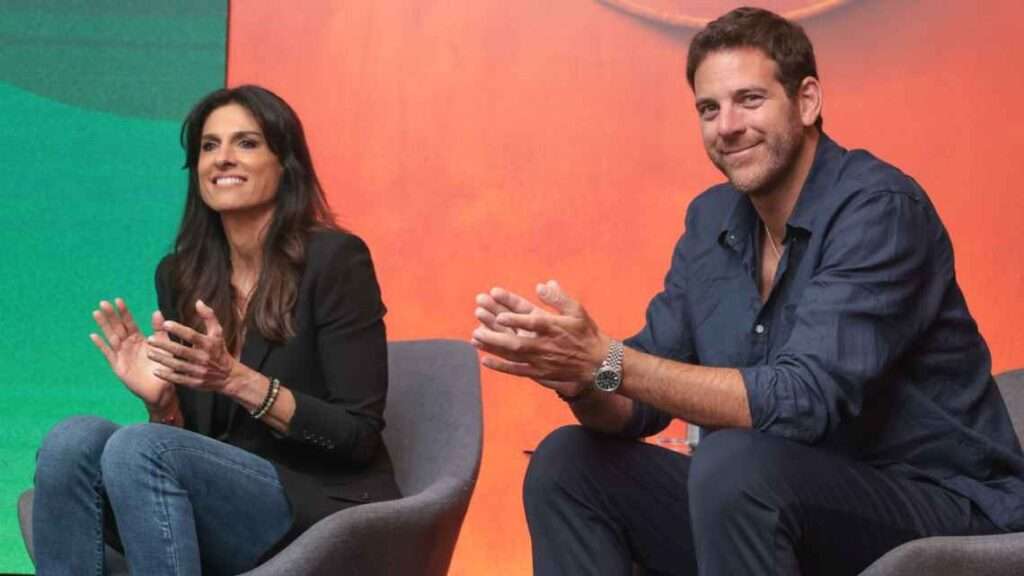 Sabatini y Del Potro, embajadores del certamen de tenis juvenil (Roland Garros Junior). Foto: ESPN.
