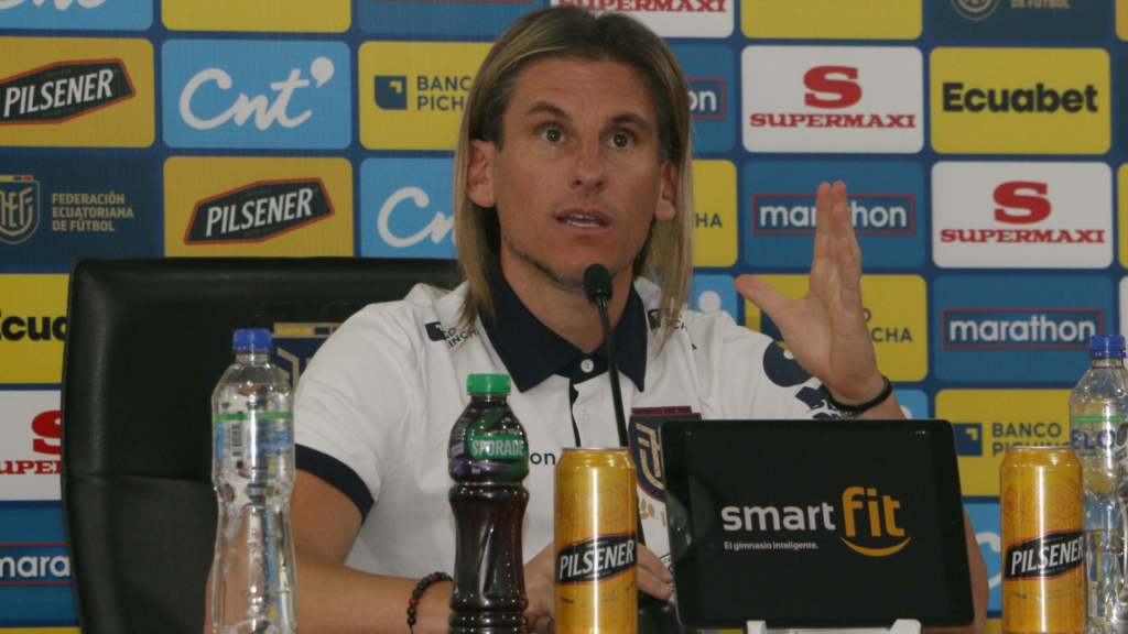 Sebastián Beccacece, técnico de la selección ecuatoriana. Foto: API.