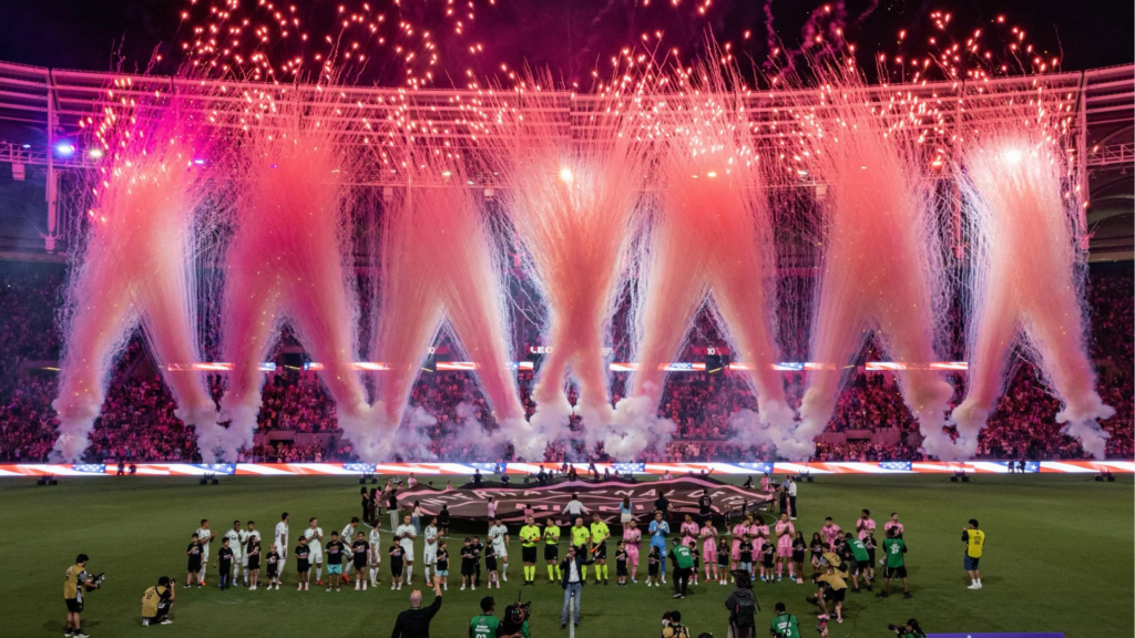 Inauguración y primer partido en el Nu Stadium. Foto: Instagram @intermiamifc.