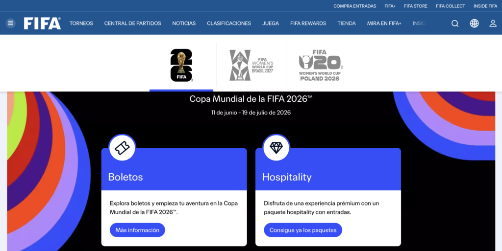 Inicia la venta de Boletos para el mundial 2026. Foto: FIFA.