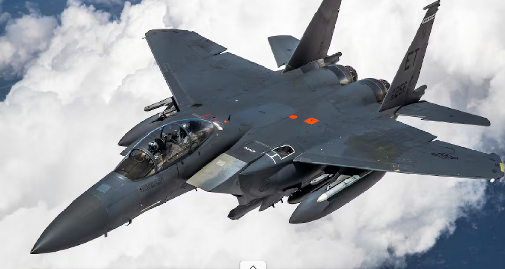 Avión F-15E de la Fuerza Aérea de EE.UU