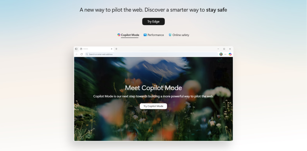 Captura de pantalla de Get to Know Microsoft Edge